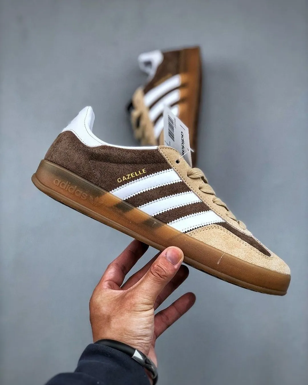 danzire Gazelle Indoor Shoes Brown Vintage