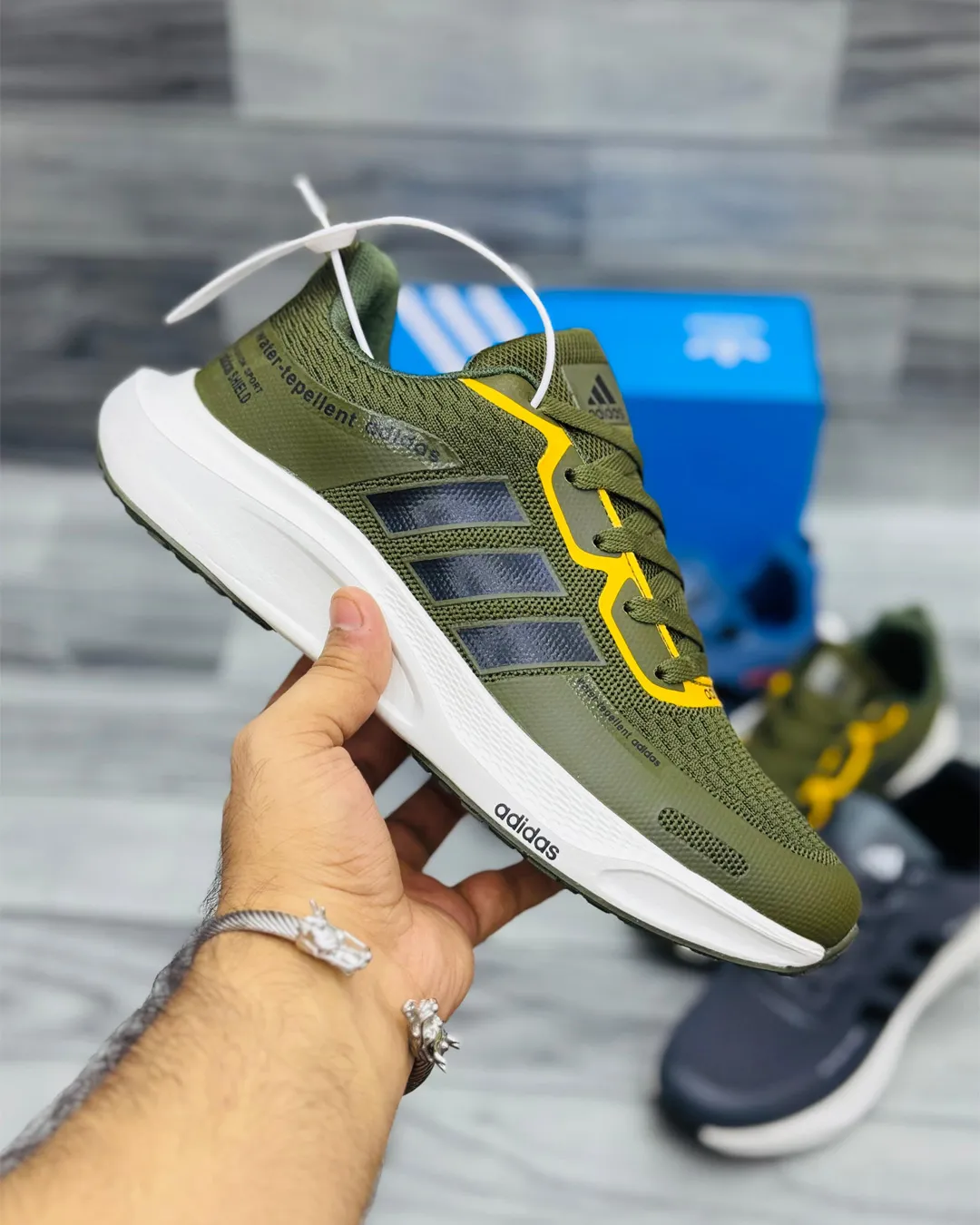 Danzair Running Shoes Green Yellow