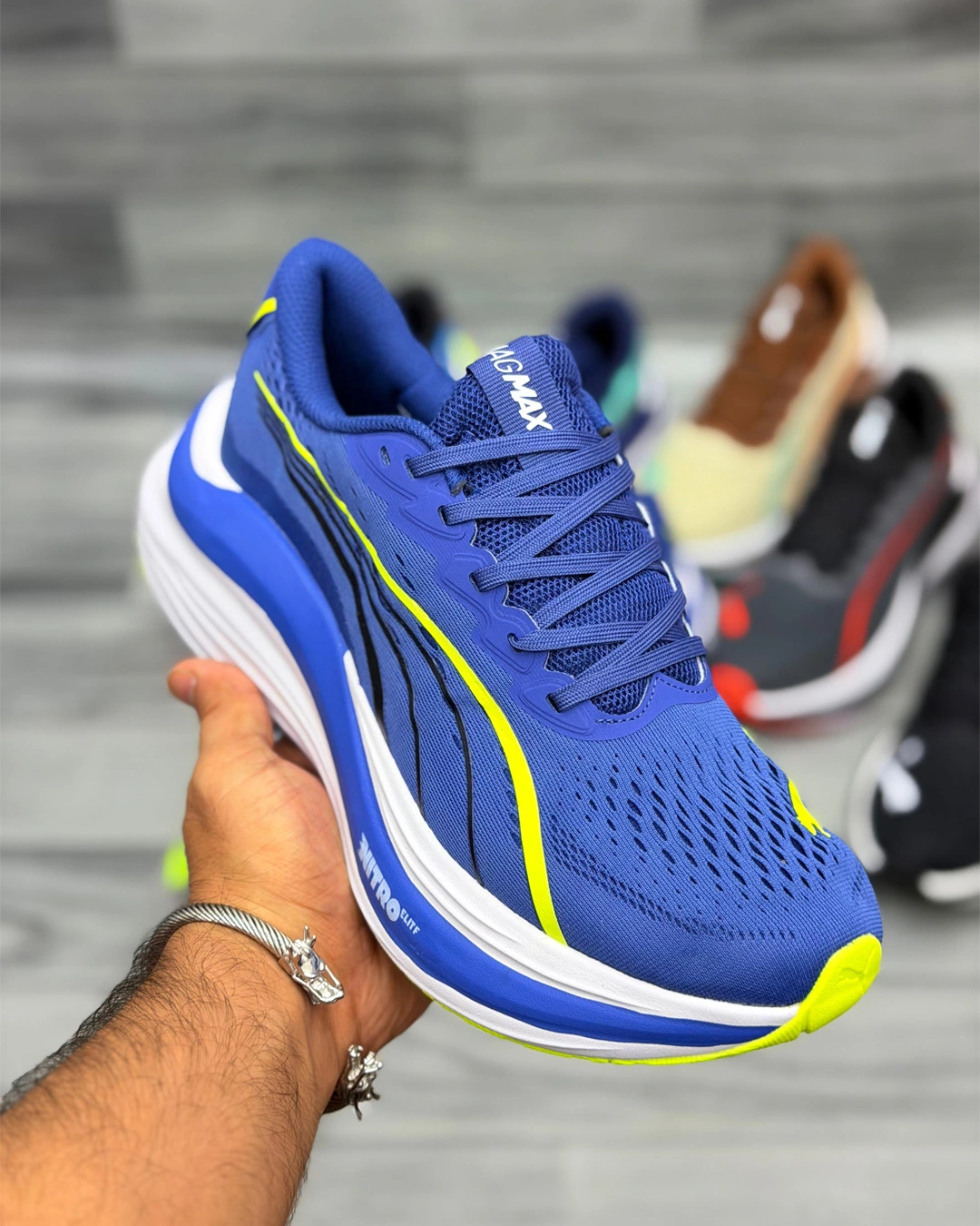 Danzair Magmax Road Running Shoes - Blue Green