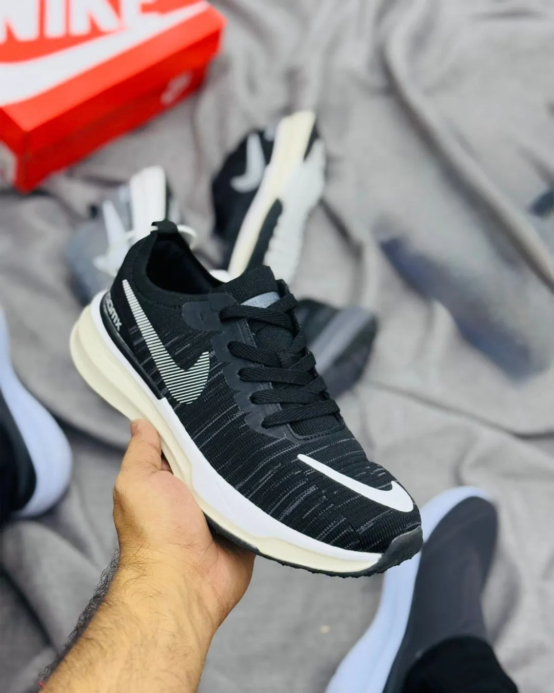 Danzair Zoom Running Shoes black white
