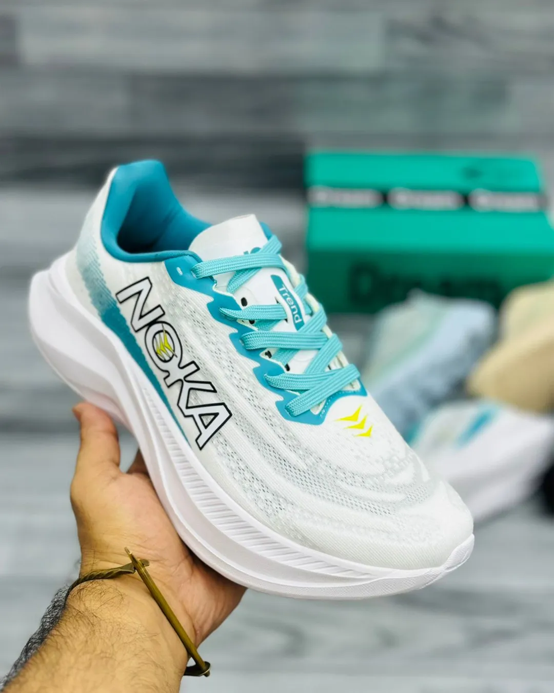 Danzair Dream Series 1 Sneaker – Trendy White and Blue Sneakers for Men