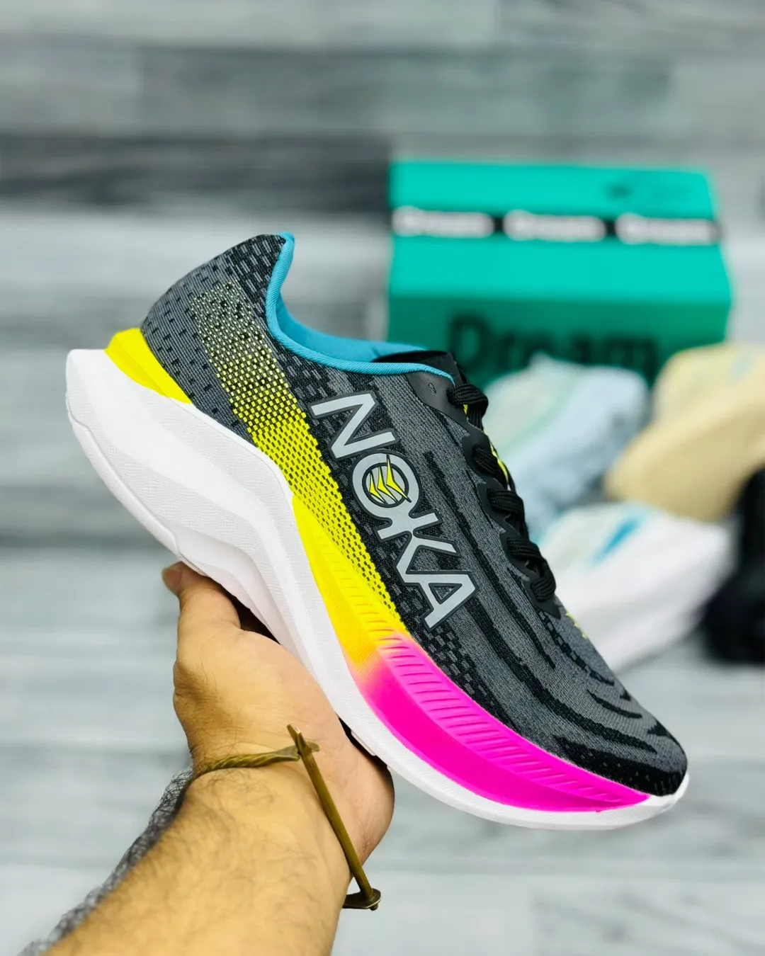 Danzair Dream Series 1 – Stylish Black-Yellow Sneaker for Men