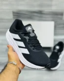 Stylish Adistar 3 Black Shoes by Adidas lightweight and breathable sneakers made for everyday wear.