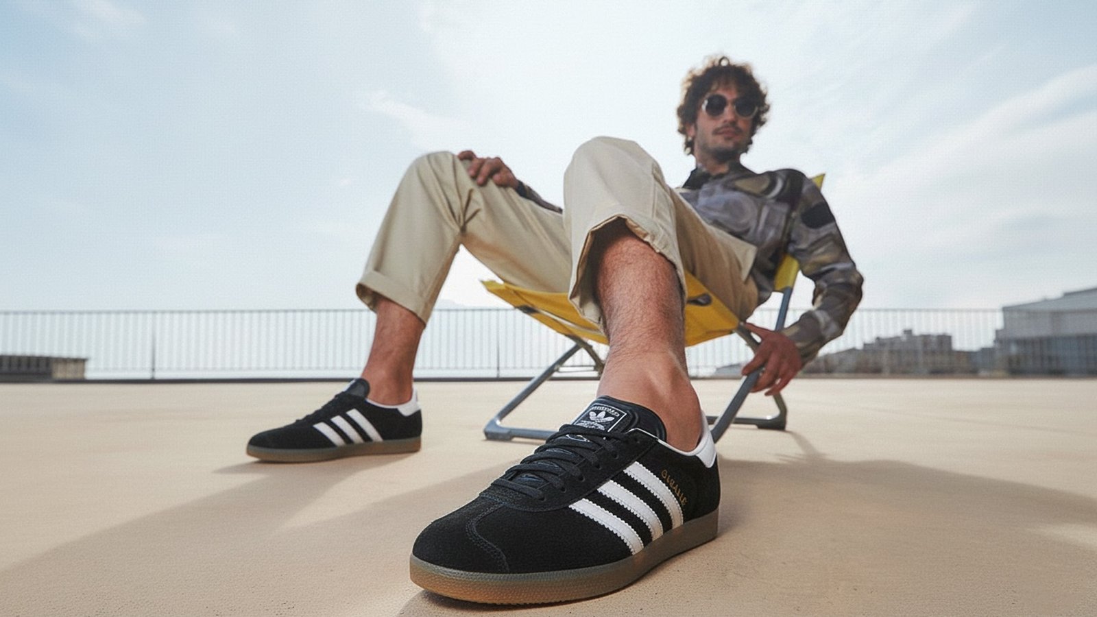 Danzair Samba Og shoes Black White